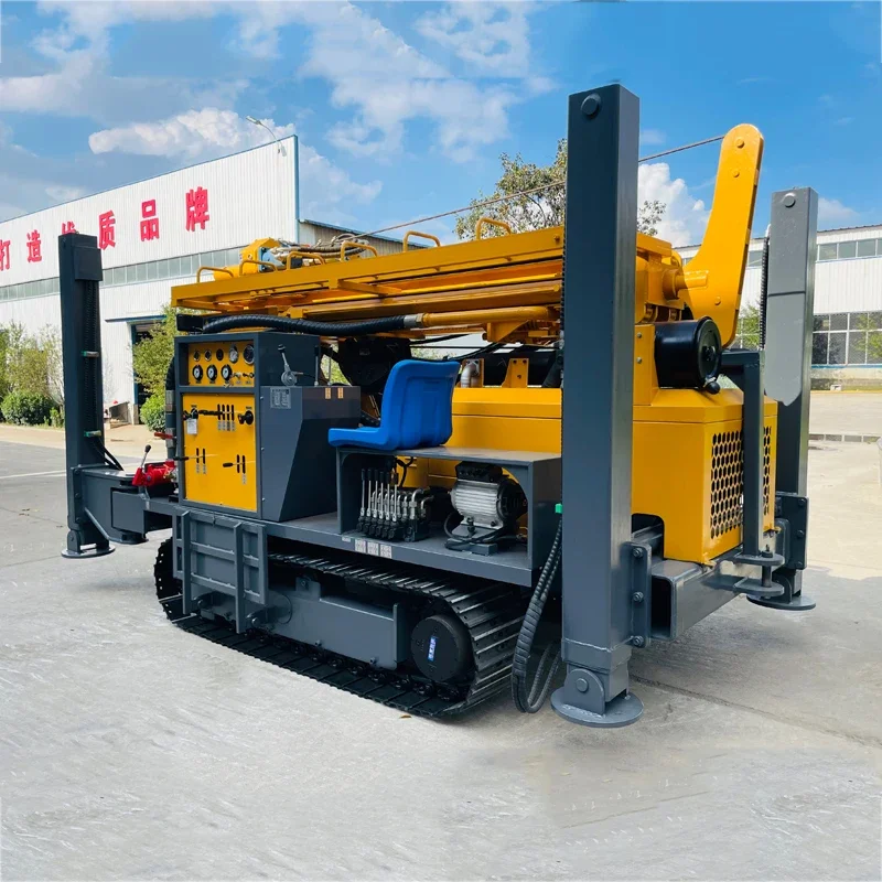 300M Diesel Engine Water Well Drilling Rig Portable Mini Water Drilling Rig Easy To Operate Rotary Water Drilling Machine