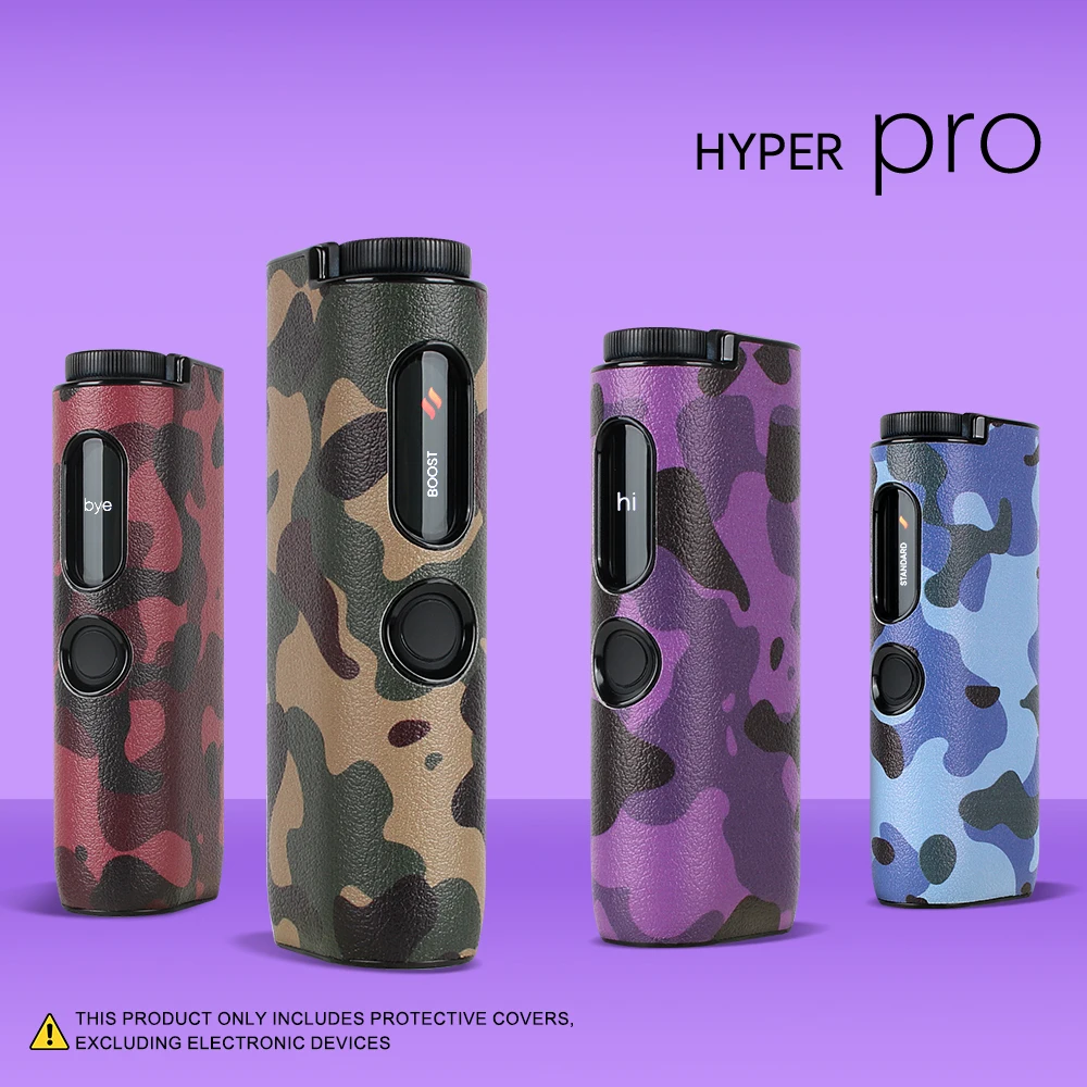 

PU leather protective case suitable for HYPER pro, with camouflage pattern to protect electronic cigarette accessories.