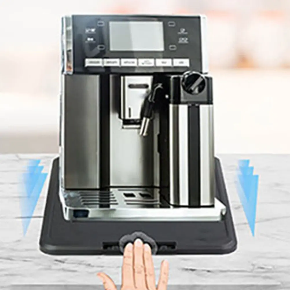 

Countertop Sliding Tray for Coffee Machine Oven Microwave Kitchen Appliances Heavy Duty Non Slip Moving Saving