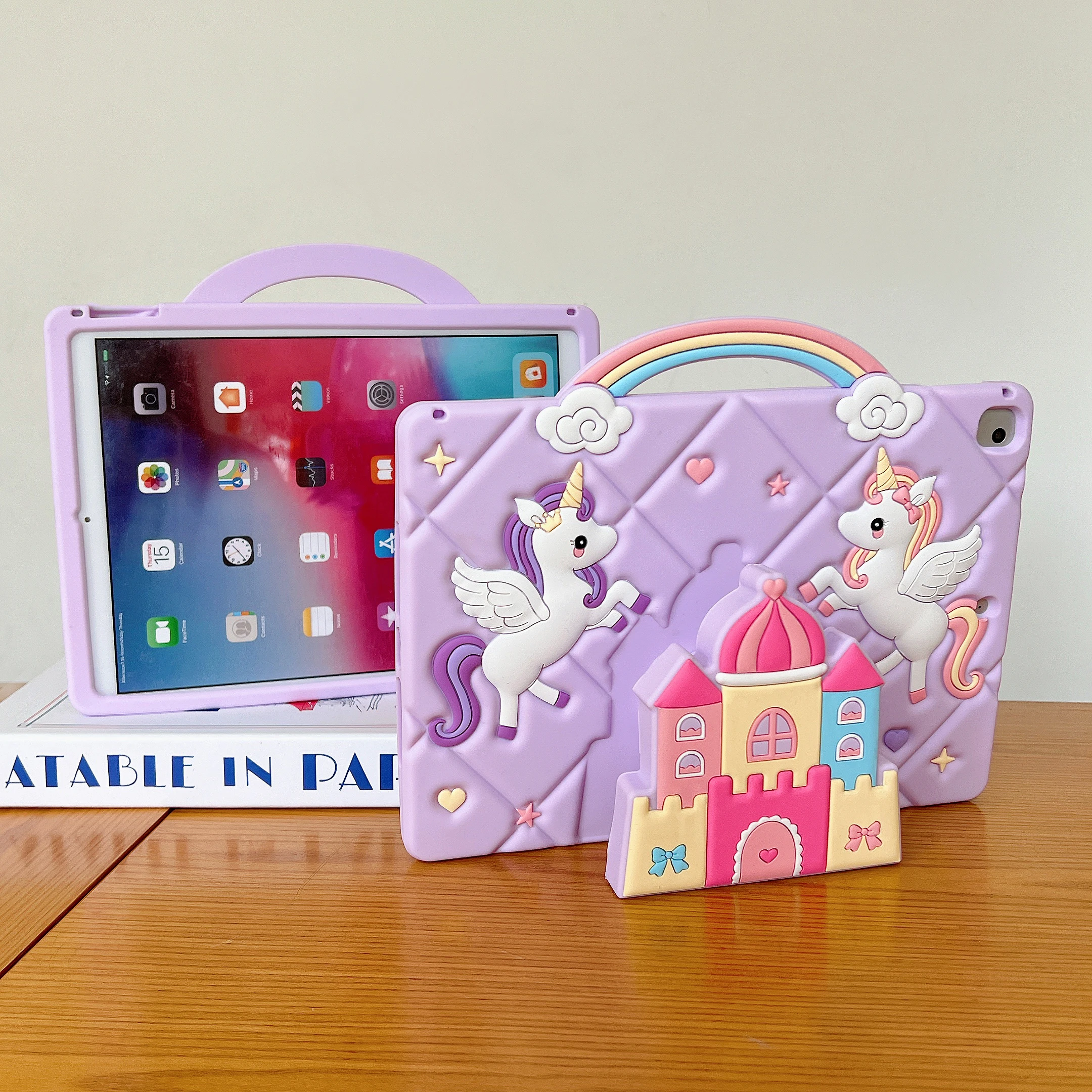 Kids Cute Case for iPad Air Pro 11 2026 2025 2024 5 4 3 2 1 A16 11th 10.9 10th 10.2 7th 8th 9th Gen Pro 9.7 10.5 Mini  A17 Pro 6
