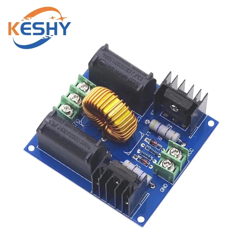 ZVS DC 12-30V 30-50KHz Induction Heating Driver Board High Voltage Generator Circuit PCB Induction Heating Board Module