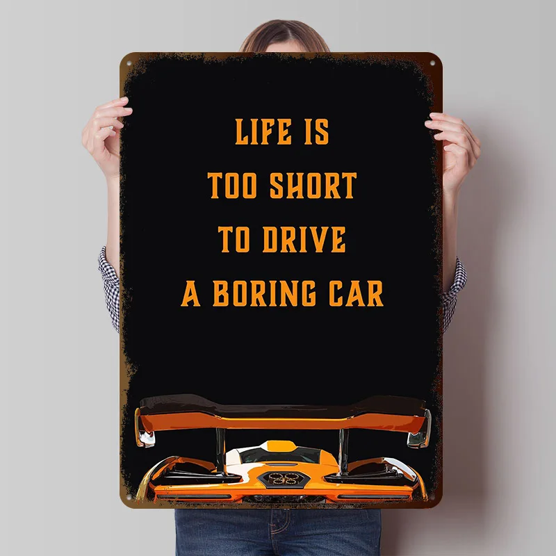 スポーツカー-セナ-メタルポスター-カスタマイズされたウォールアート-レトロ-ヴィンテージ-ブリキ看板-男性用部屋-家-オフィス装飾-ゲーム用ホーム