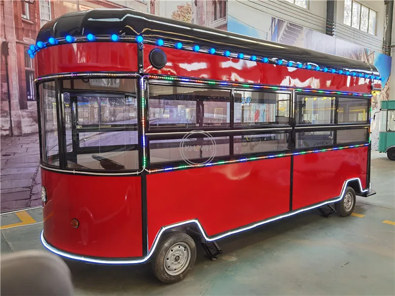 OEM mobiele fastfoodvrachtwagens te koop Ice USA en Europa IJskar Hotdog koffiewagen vrachtwagenkiosk met verzending over zee