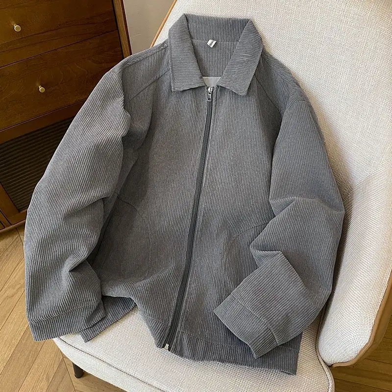 Spring and Autumn Coat Jacket Men's and Women's Baseball Uniform Couple Same Double Layer Loose Versatile