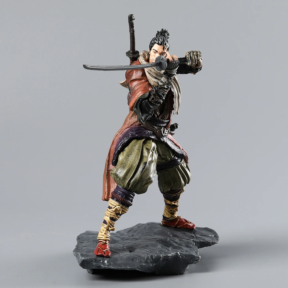 ظلال Sekiro تموت مرتين شخصية تمثال PVC ، لعبة نموذج قابلة للتحصيل #4