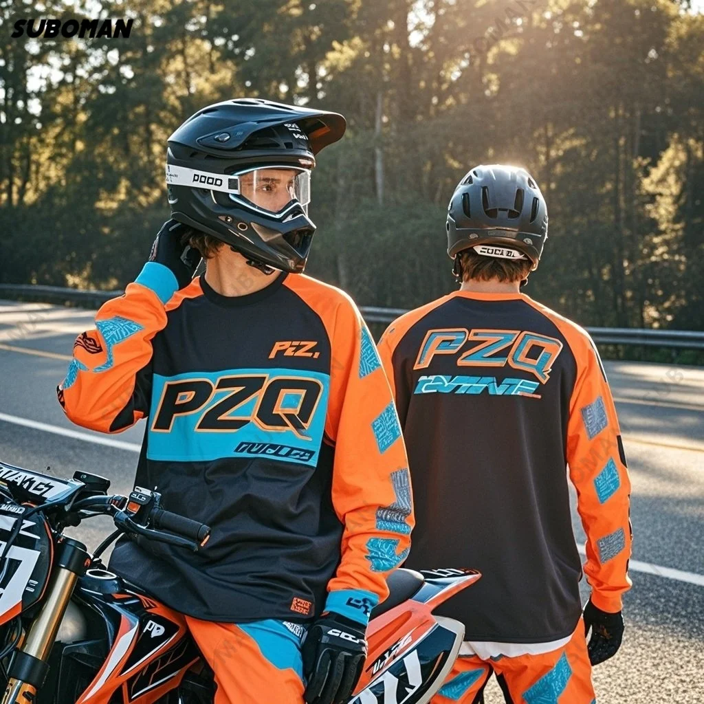 Jersey Sepeda Motor Off Road P - Mountain Biking Races ulasan dan harga