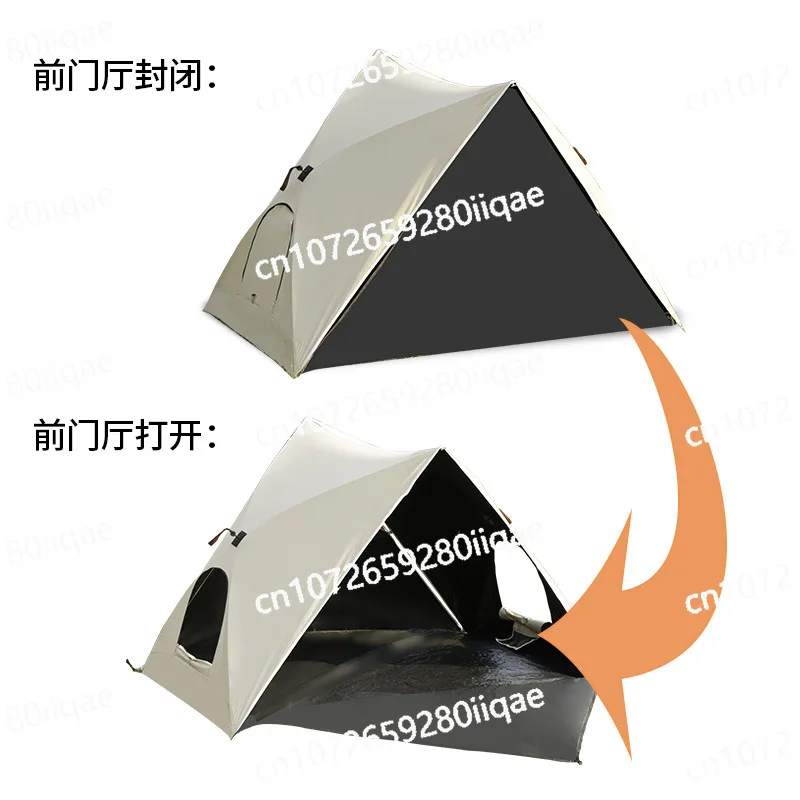 Triangle Tent Portable Outdoor Camping Automatic Quick Open Beach Tent
