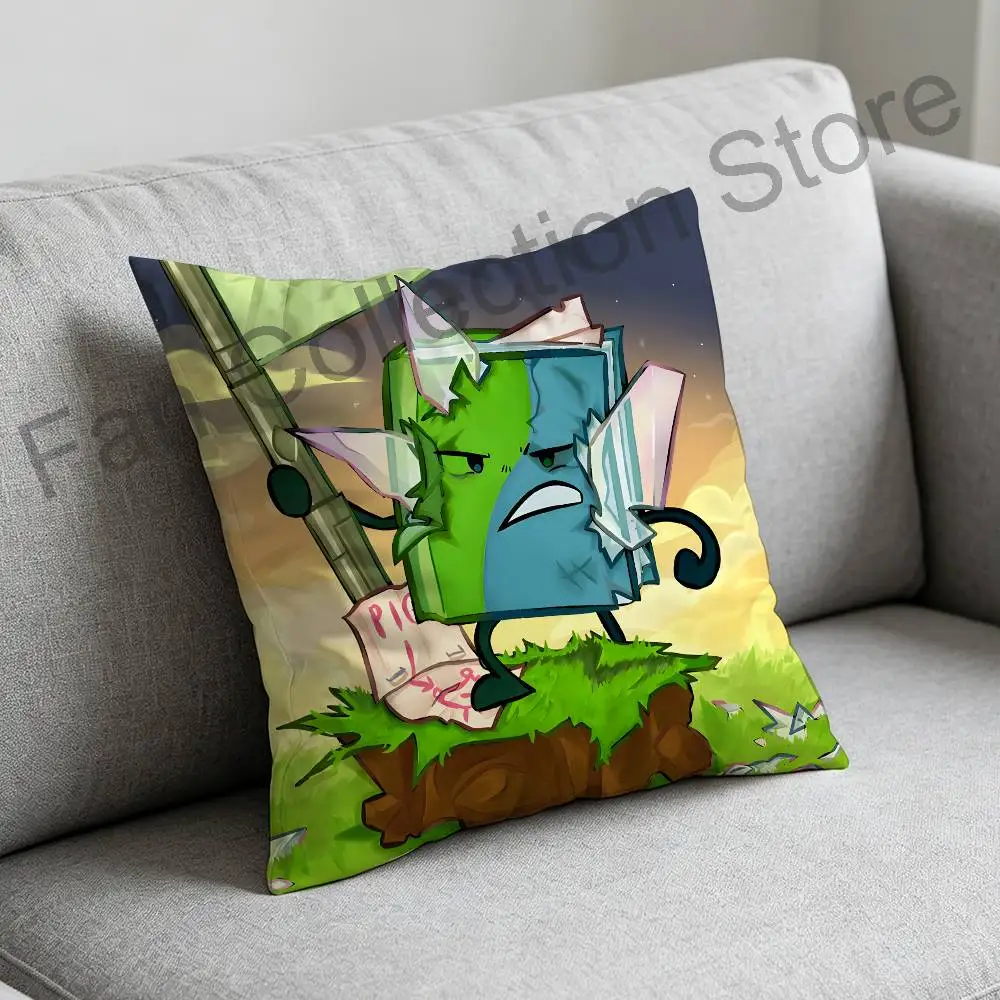 B-Battle For Dream Island Anime Celebrity Merchandise All-Match Printed Pillow Case Sofa Car Office Room Decoration Protector