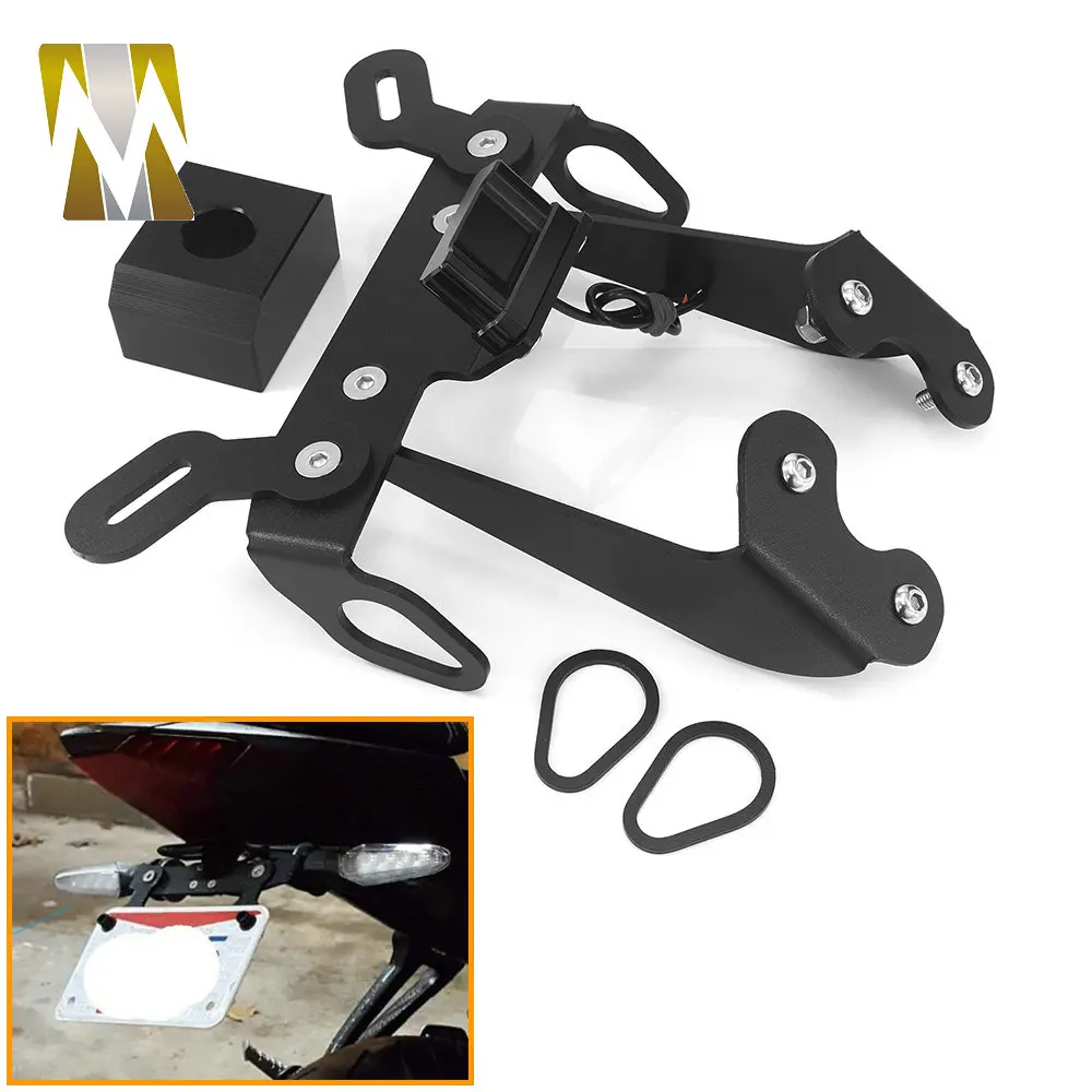 

For YAMAHA MT-09 MT09 SP FZ-09 FZ09 2017 2018 2019 Motorcycle Accessories License Plate Holder Frame Bracket MT FZ 09