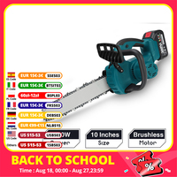 VIOLEWORKS 10 Inch Brushless Cordless Electric Chainsaw Handheld Chain Saw Wood Tree Branch Cutter Garden Power Tool for 18V