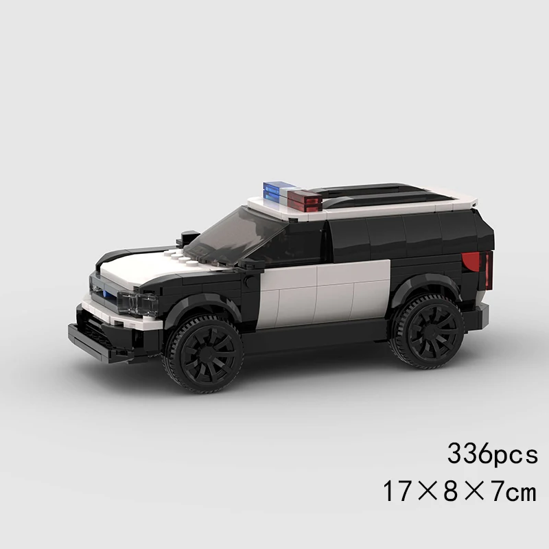 都市警察車両 ヴィクトリア MOC 車両 SWAT パトロール M5 M8 スピード
