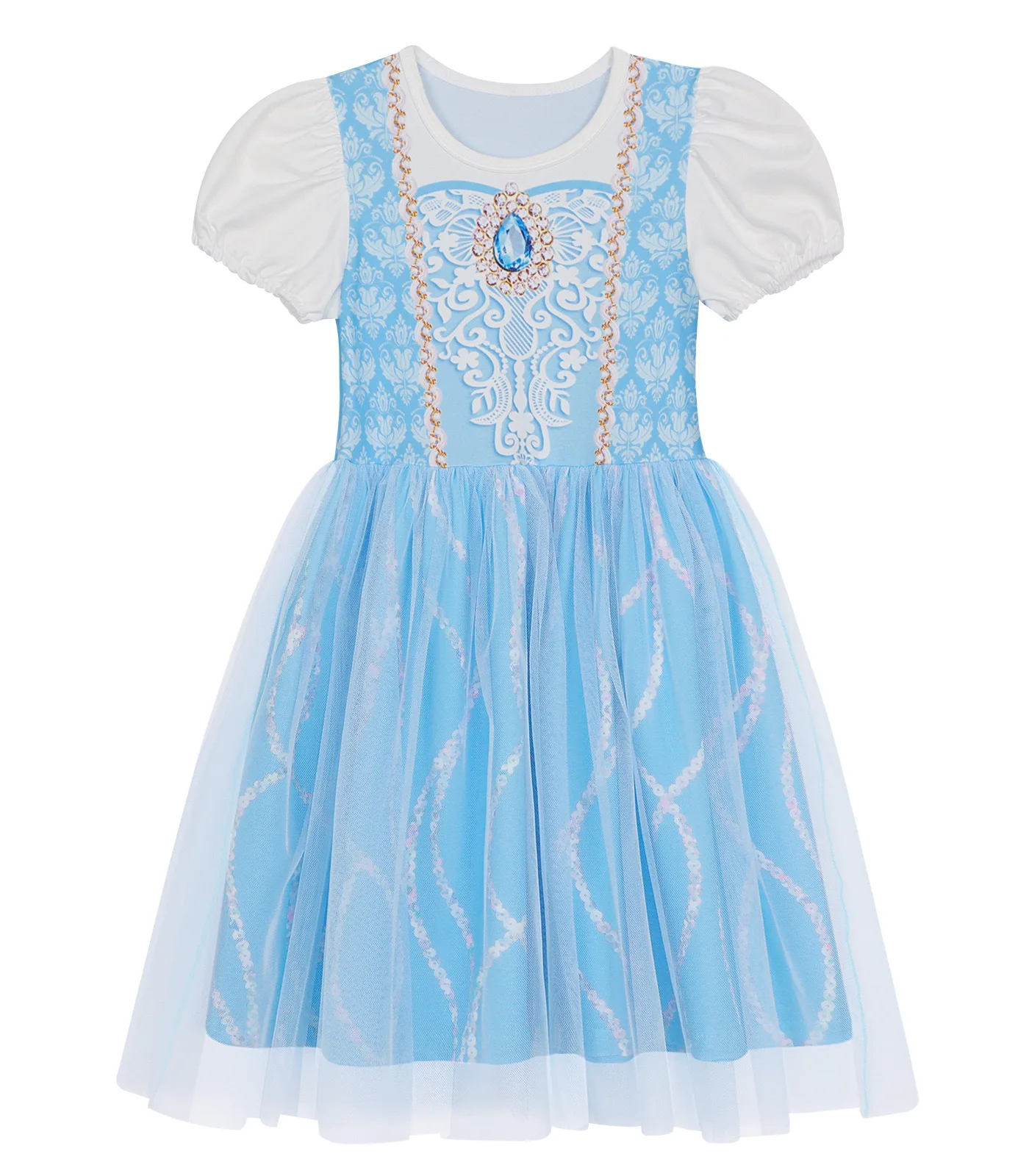 Vestido de princesa azul de Di - Cosplay Prop Bow reseña y precio
