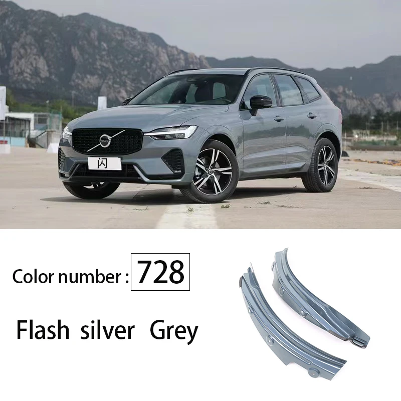4 stuks auto spatlappen voor achter voor Volvo V60 MK II Estate 2019-2021 2020, waterdichte spatwaterdichte bescherming spatbord externe accessoires