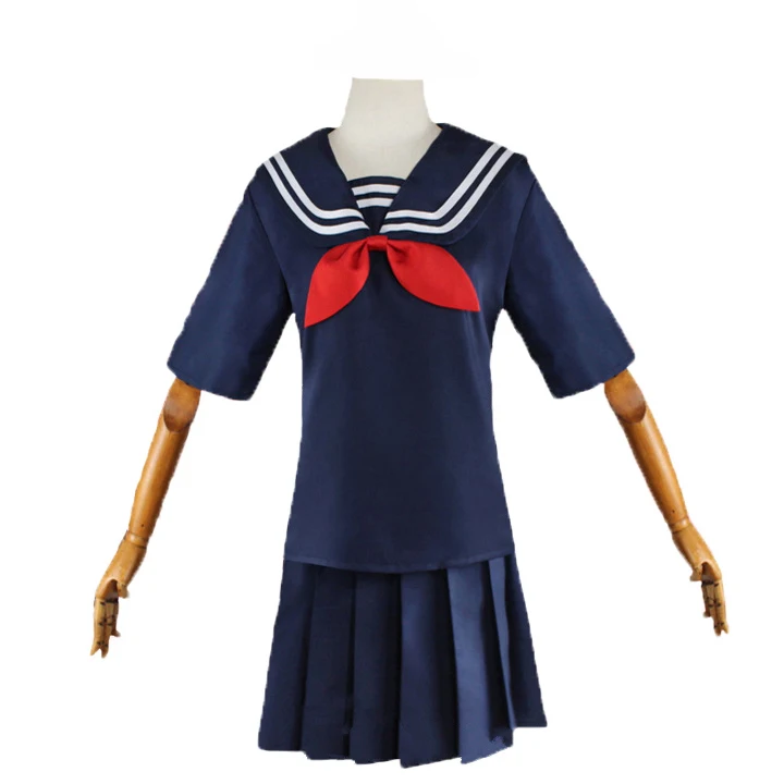 Disfraz de Anime de Boku No Hero Academia, Himiko Toga, suéteres de punto, conjunto de uniforme JK, traje de marinero de Halloween