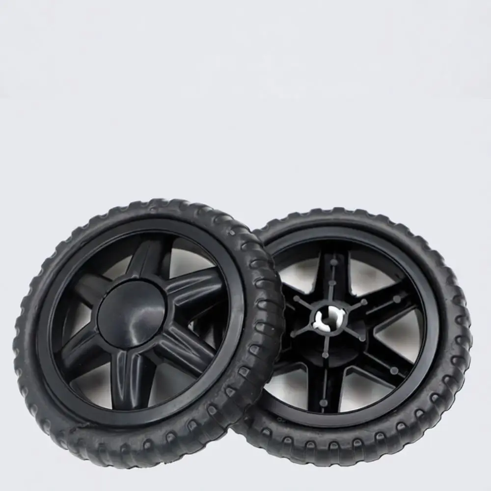 Replacement Quiet Rubber Wheel For Shopping Trolley Cart Luggage Trailer Utility Hand Truck Spare Parts Accessories Hardware