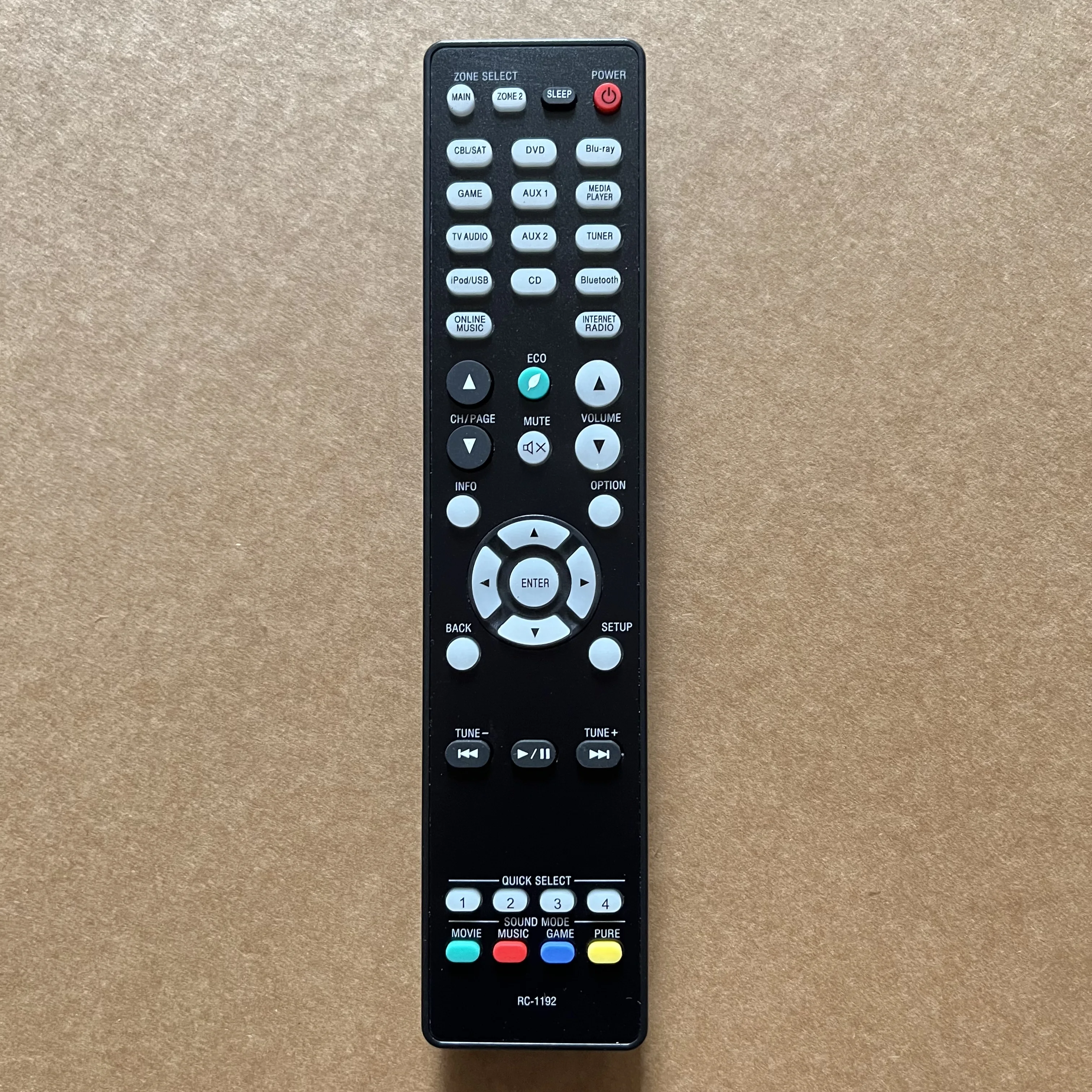 New Remote Control For Denon AV Receiver RC-1192 RC-1183 RC-1184 RC-1217 RC-1226 RC-1227 RC-1218 RC-1228 RC-1193 RC-1196 RC-1216