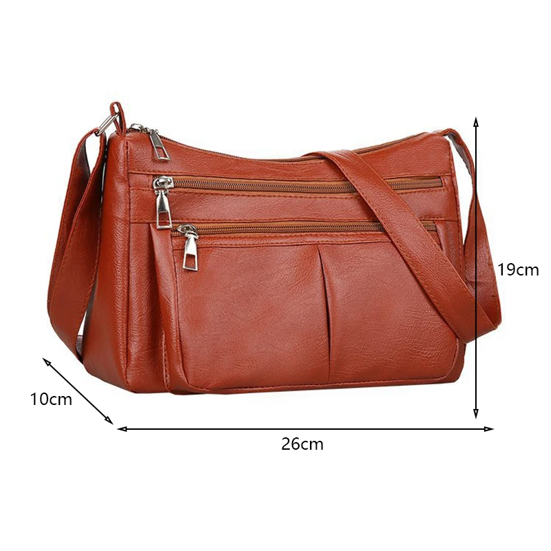 New Women\'s Bag Trend Korean Shoulder Bags Designer Luxury Brand Ladies Handbags Soft Leather Fashion Versatile Crossbody Bag