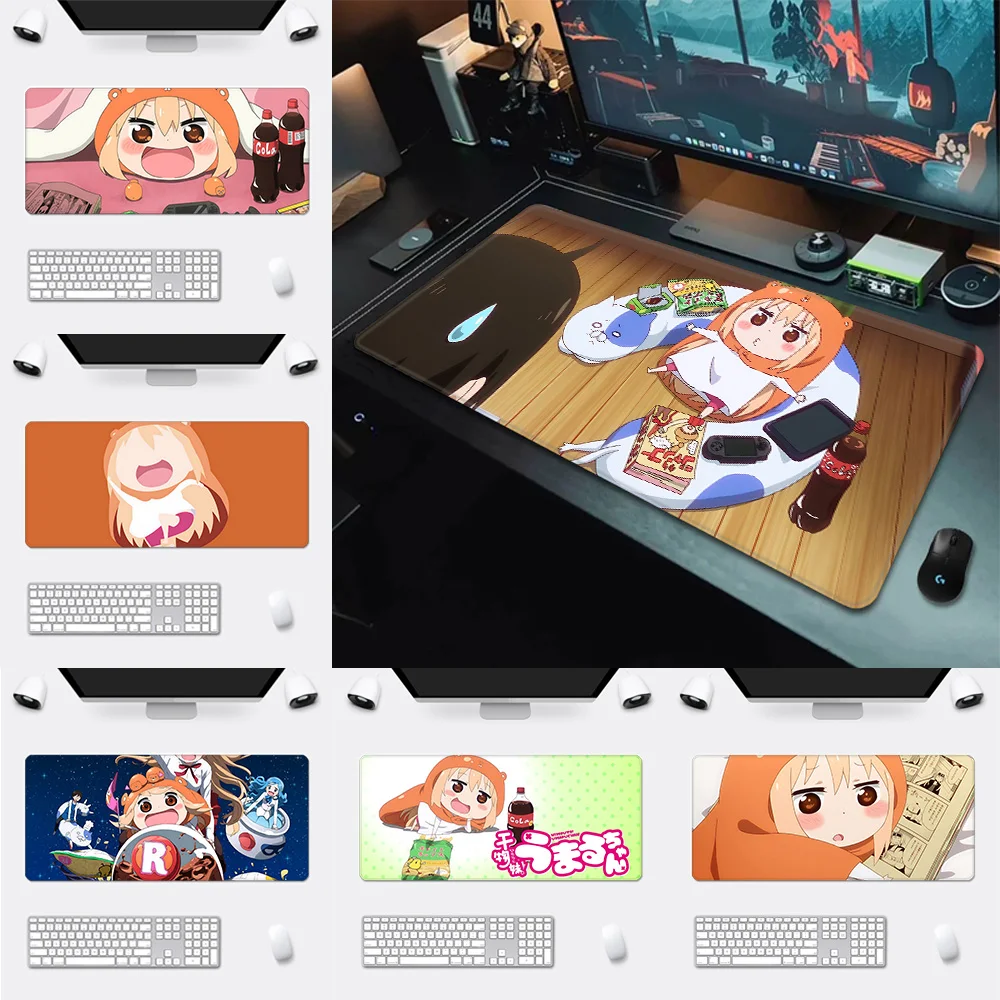 

Umaru Chan Anime Mousepad HD Printing Computer Gamers Locking Edge Non-slip Mouse Pad XXL90x40cm Keyboard PC Desk Pad