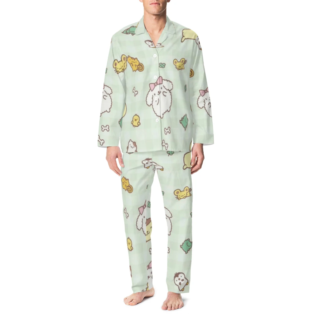 Pijama blanco Sanrio, patrones seleccionados de Minso, estilo lindo