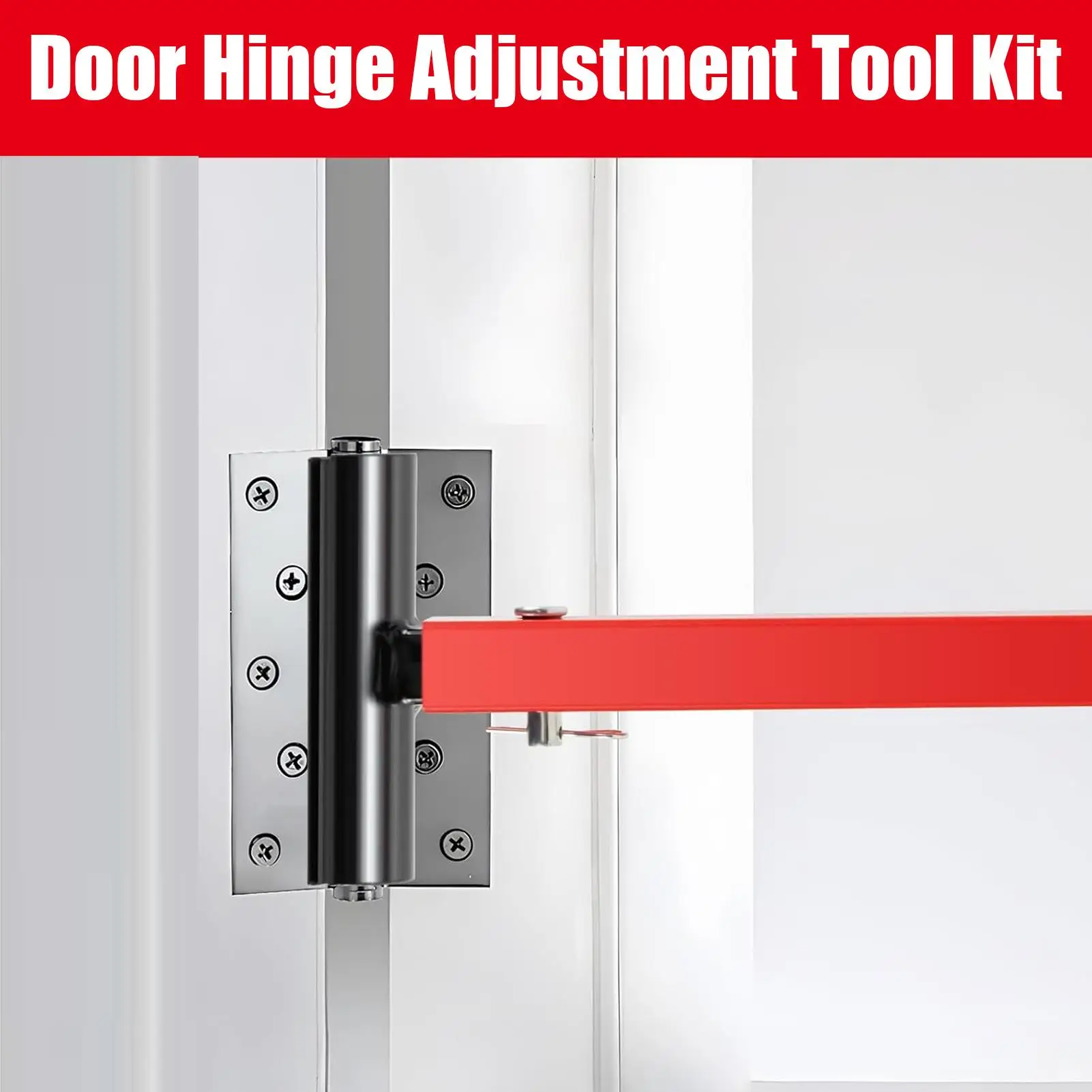 

Ключ для регулировки зазора петли 4 в 1, набор ключей для регулировки зазора петли, стальной сверхмощный регулятор для гаража, раздвижной, коммерческого дерева