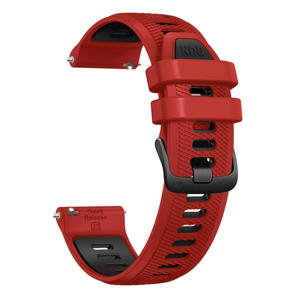 Universele 22mm Sport Siliconen Band Voor Garmin Forerunner 265 255 Muziek band Voor Vivoactive 4/Venu 2 45 MM Armband Horlogeband