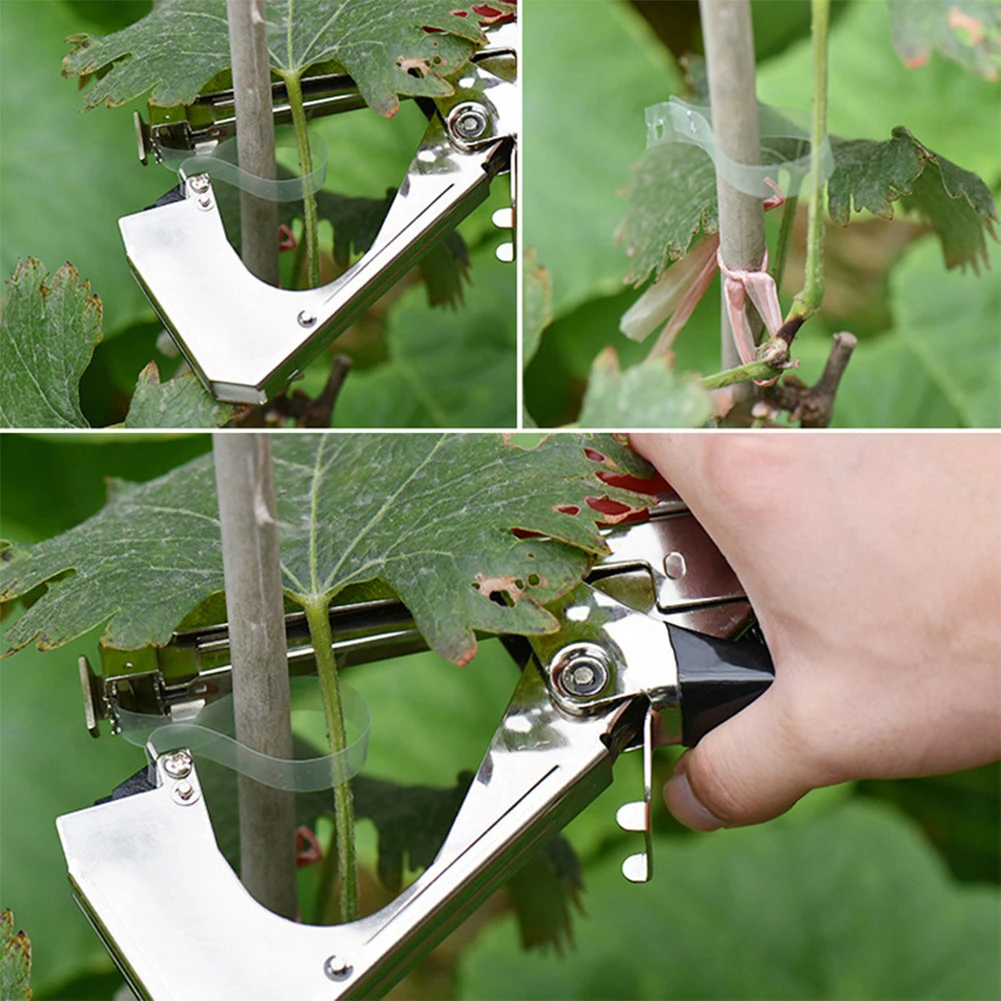 Plant Branch Hand Tying Binding Machine Vegetable Tapetool Tapener Gardening Tapetool for Vegetable Grape Tomato Pepper