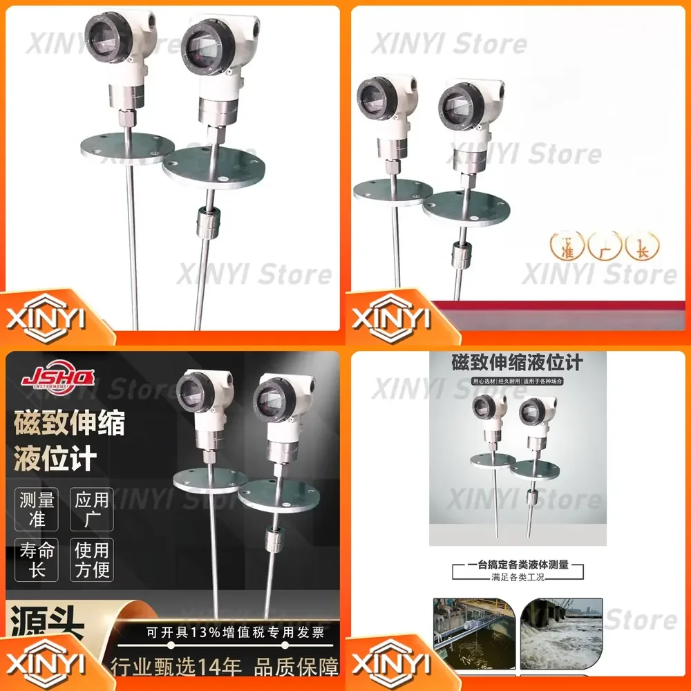 Liquid Level Transmitter for Industrial Automation High Precision Magnetostrictive Liquid Level Gauge for Remote Transmission