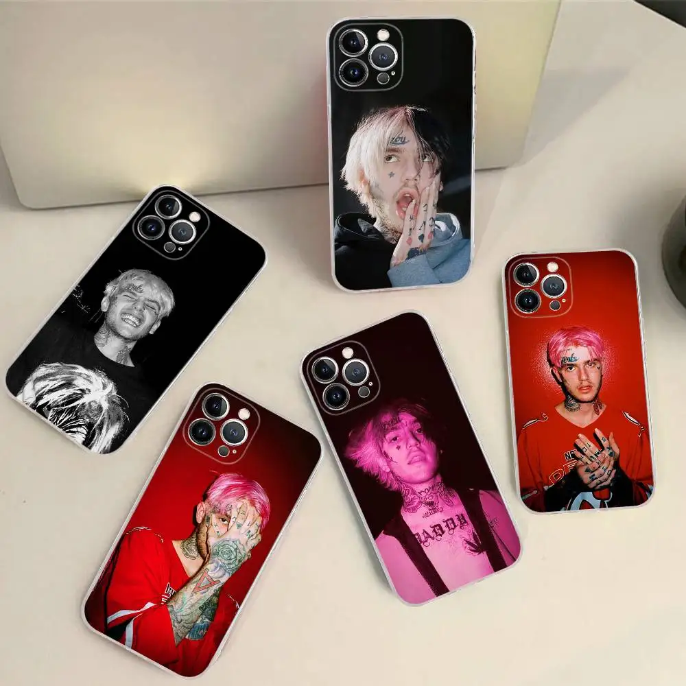 Чехол Lil Peep Hellboy Love Rapper для iPhone 11 12 13 14 15 16 17 Pro Max Plus 13 Mini, силиконовый, мягкий, прозрачный
