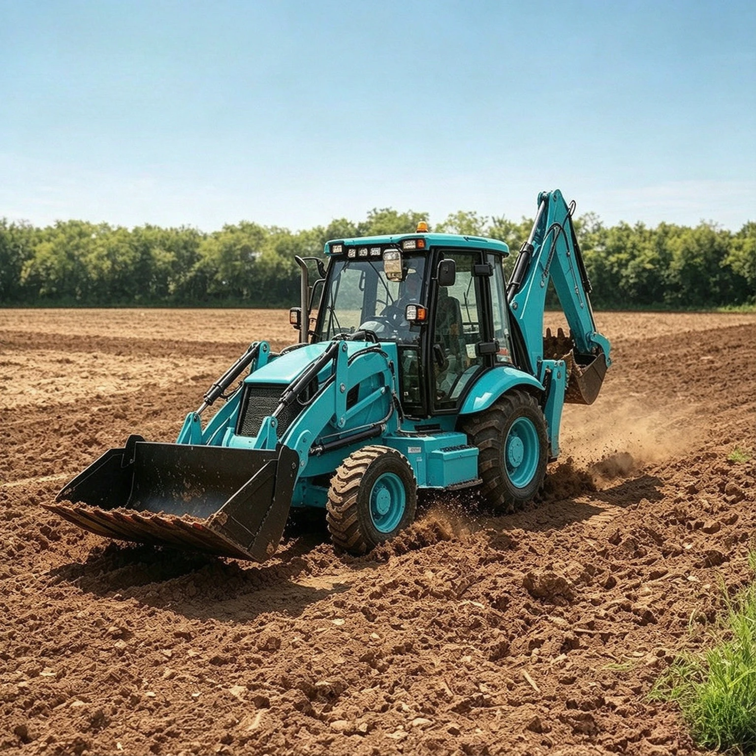 Customized Multifunctional Backhoe Loader Two‑End Working Machine for Construction Farm Use Factory Price