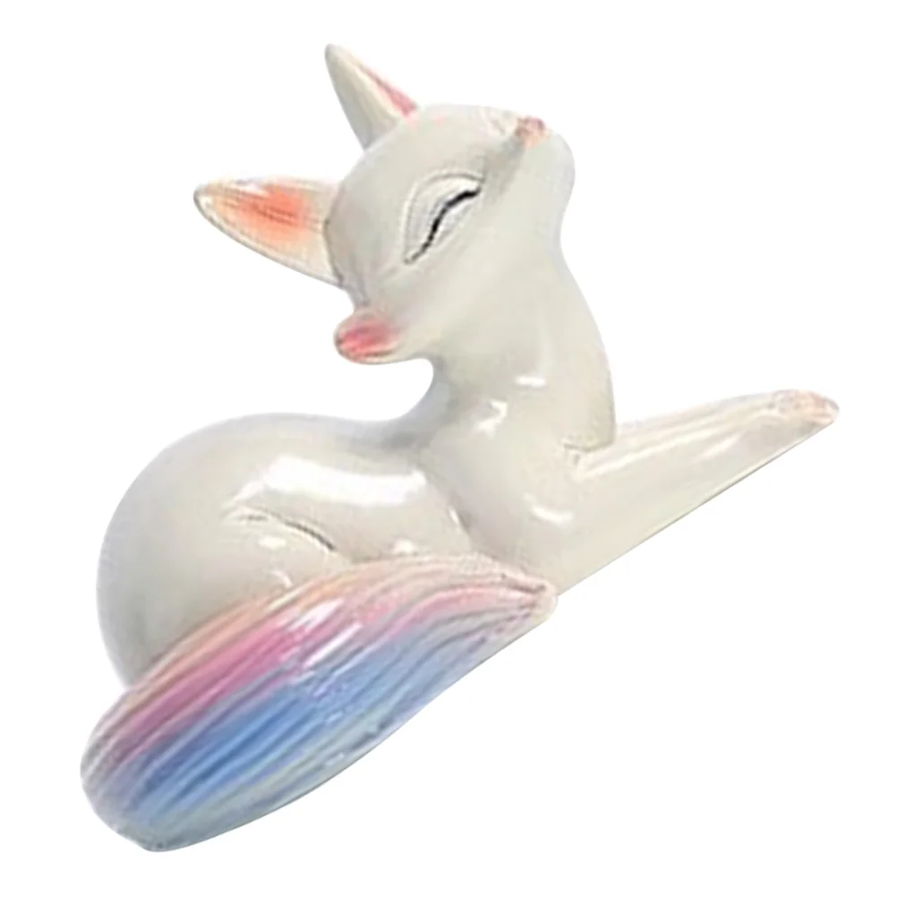 

1pc Color Changing Pet Resin Craft Small Desktop Decor For Office Study Car Indoor Tabletop Ornament