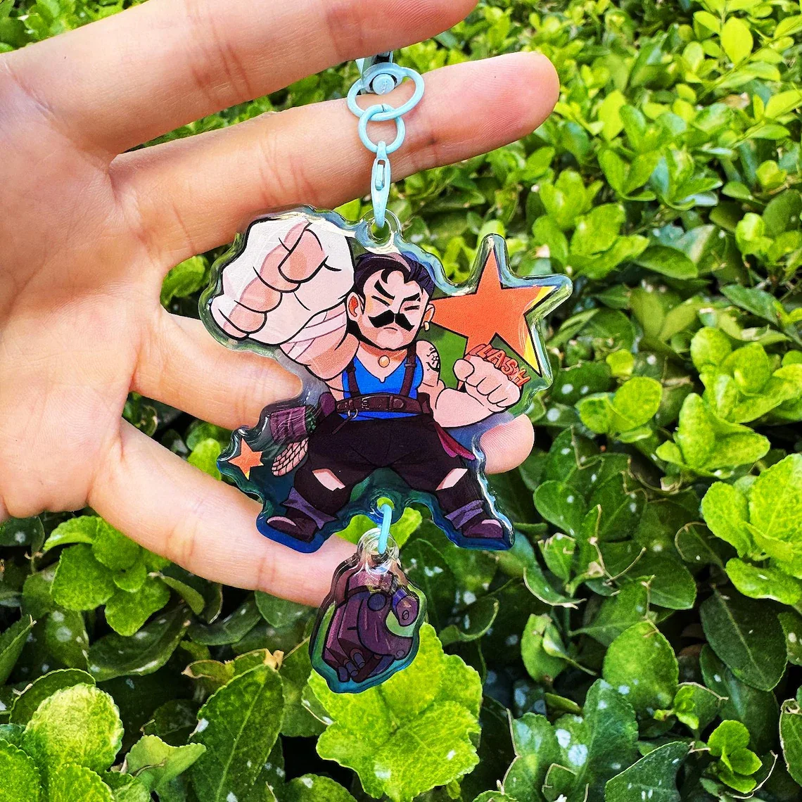 Deadlock Charms Keychains BILLY Doorman Lash Ivy Mina Rem - Home Security Door Latch Key Ring for Safety