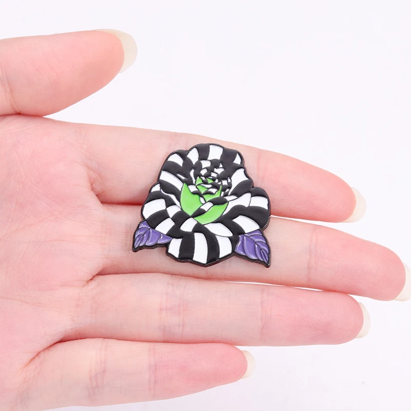 Stay Weird Enamel Pins Movie Creepy But Lovable Rose Ouija Board Badges Lapel Brooches Jewelry Accessories Gift For Friends