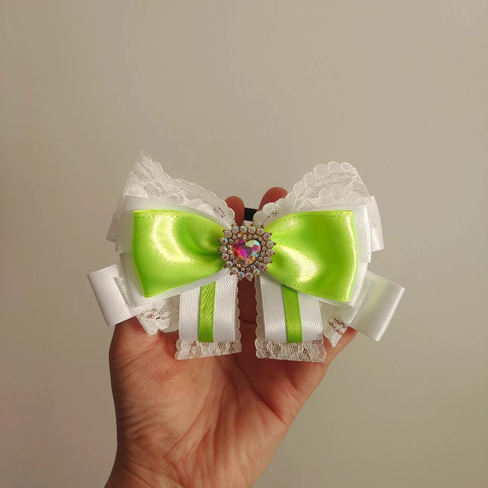 Handgefertigte Sternspitze Perlenkette Schleife Konzert-Unterstützungsstab Zubehör Lolita Cosplay Requisite Korsage Krawatte Originelles Geschenk-Accessoire – Detail 7