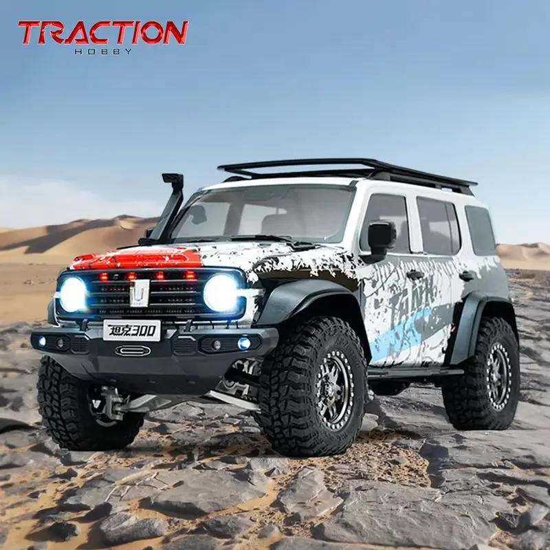 TRACTION HOBBY KM 1:8 TANK300 3rd Anniversary Edition 2.4GHz RTR 1/8 RC Electric Remote Control Model Car Off-Road Crawler