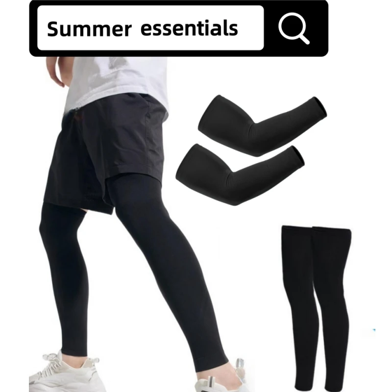 Sunshade arm sleeves, arm protectors, fake sleeves, arm protectors, and shoulder protectors for summer, cycling, leg, and leg so