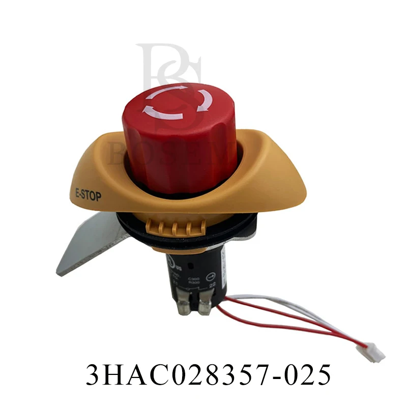 CE3T-10R-02 3HAC028357-025 DSQC679 Teach Pendant Emergency Stop Push Button