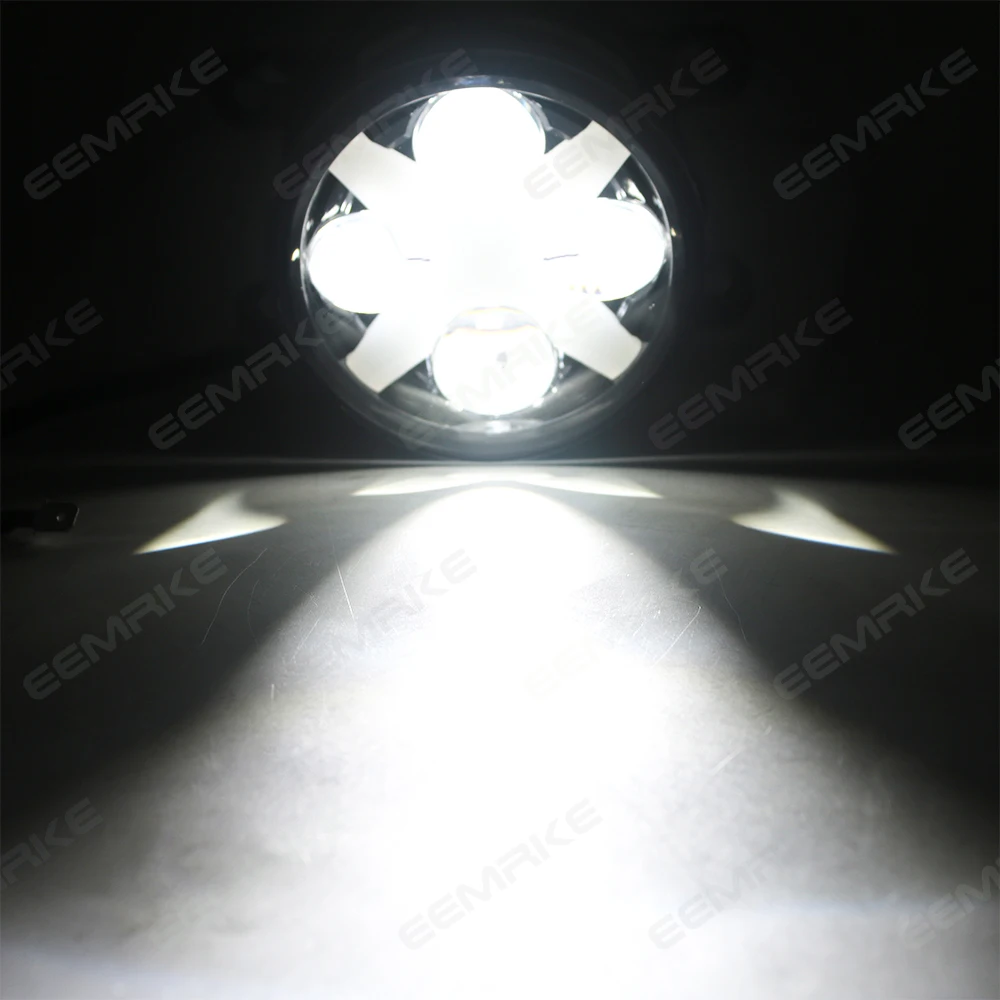 Whtie / Yellow Led Fog Lights Angel Eyes DRL for Fiat 500L 2012-2023 / 500 Sport 2013 2014 2015 Lens Fog Driving Lamp Day Light detail image 26
