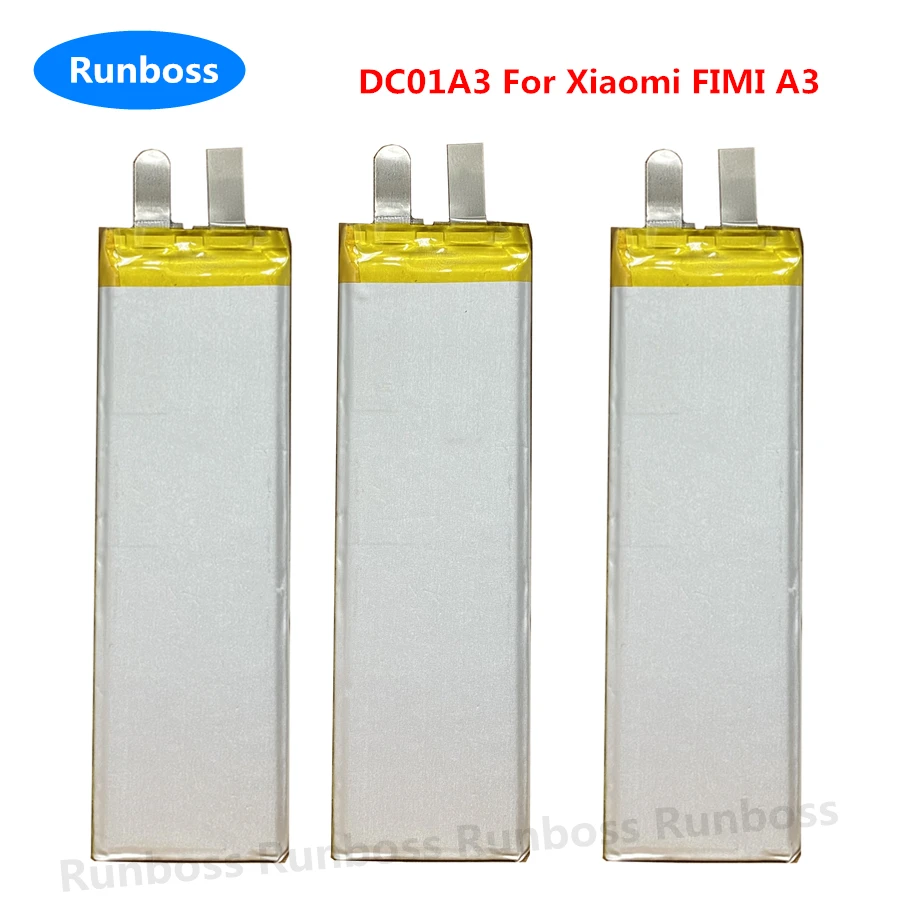 1-3PCS New 3.7V Max 4.2V 2250mAh Li-Polymer DIY 3S 11.1V DC01A3 Flight Battery Cell For Xiaomi FIMI A3 Camera RC Drone