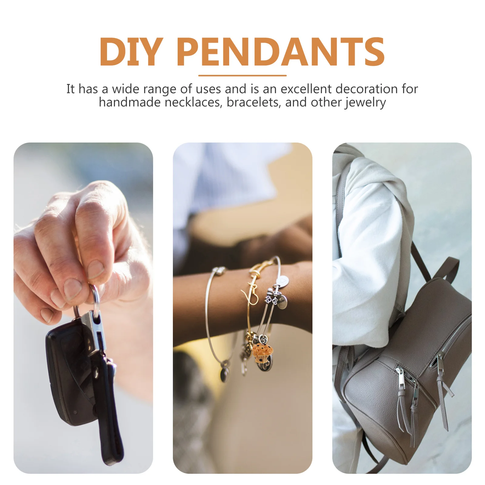 

50pcs Bread Baking Cake Pendant Artificial Beads DIY Accessories Charm for Jewelry Making Necklace Earrings Handmade Crafts