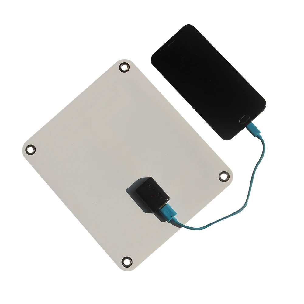 Caricatore solare esterno per zaino con caricatore solare portatile da 10 W per batteria da 3,7 V-5 V per telefono cellulare