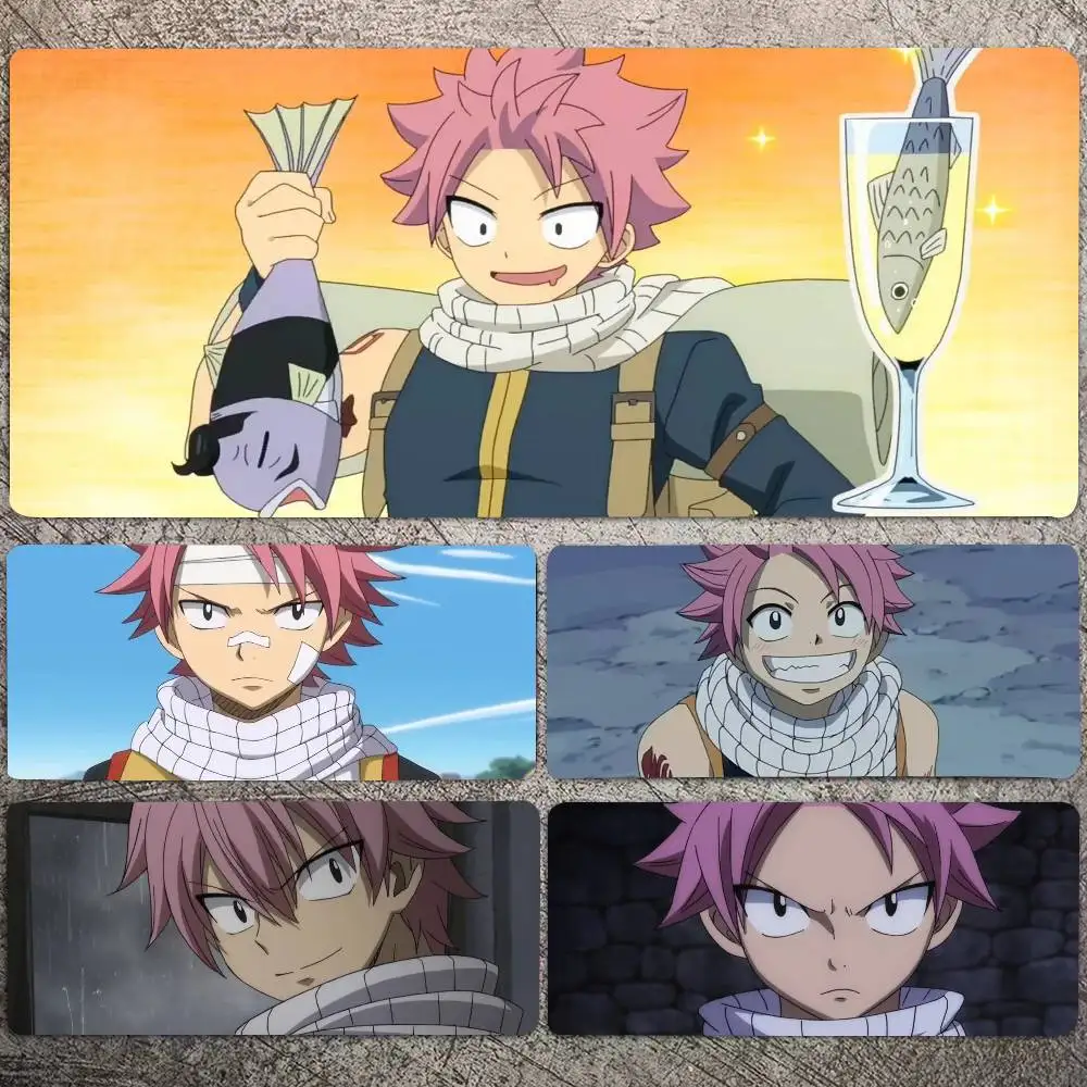 Natsu Dragneel Animation Mousepad Non-slip Suitable For Office Computers Laptops E-sports Game Desk Mats XXL Keyboard