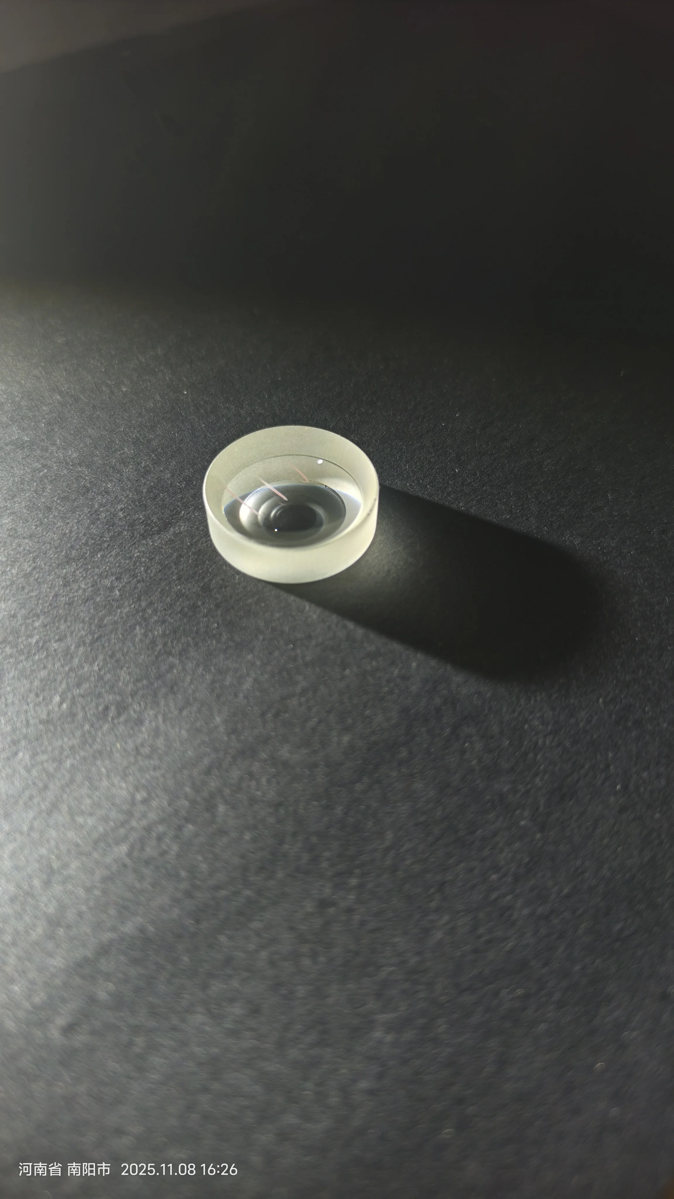 

Diameter 27.5mm, focal length -111mm, double concave single piece optical lens coating 425-675nm, part number R51