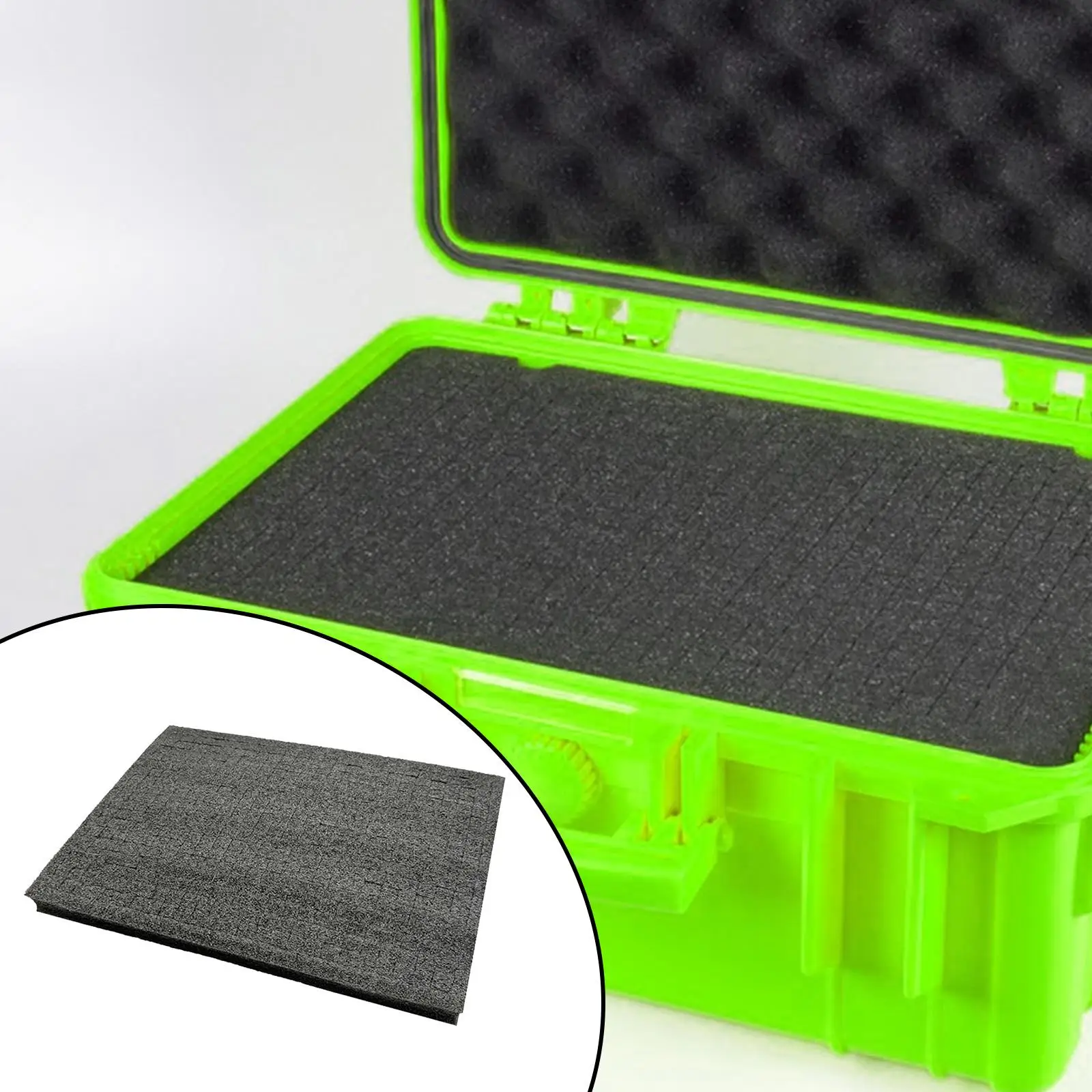High Density Sponge Sheet Packing Insert Pre Cut Cube Liner for Decoration DIY Project Protection Case