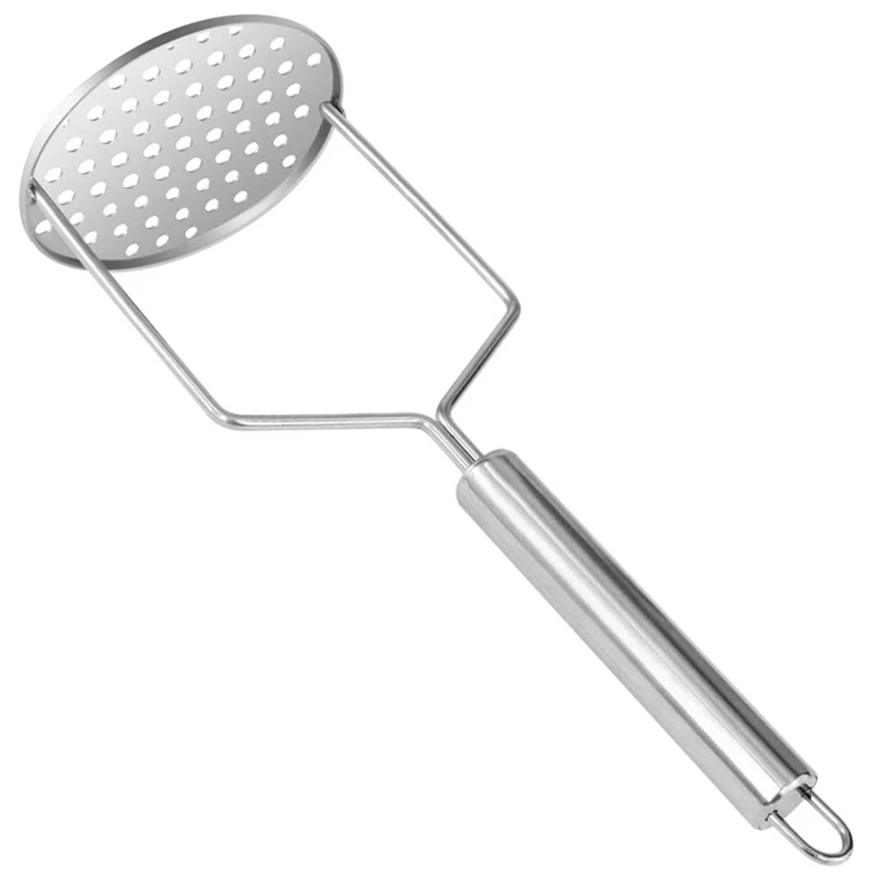 Potato Masher 304 Stainless Steel Non Stick Hand Potatos Masher Potato Ricer Cooking And Kitchen Gadget Tool For Avocado