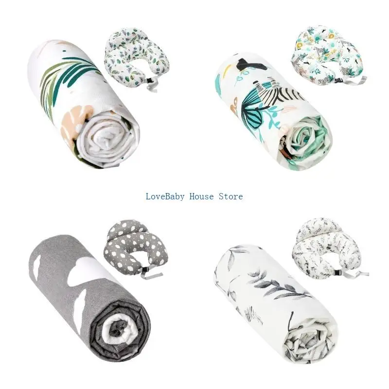 

BX0D Removable Baby Feeding Pillowcase Newborns Breastfeeding Pillow Protector Case Detachable Sleeve for Boys Girls