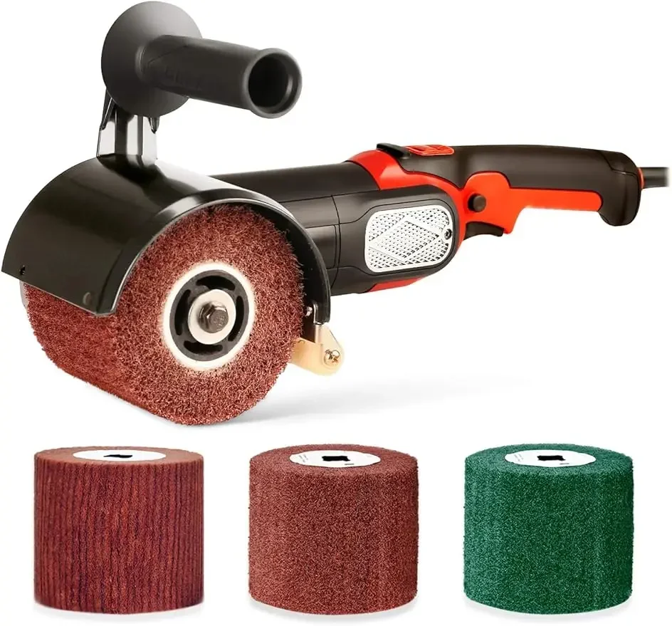 Máquina pulidora y pulidora, juego de lijadora/pulidora ZFE 1200W 110V con 4 unidades