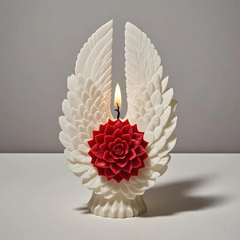 الزهور الجناح اليدوية قالب شمع لتقوم بها بنفسك رائحة الجص الراتنج زخرفة قوالب السيليكون شمع الصويا شمع شمعة صنع الإمدادات