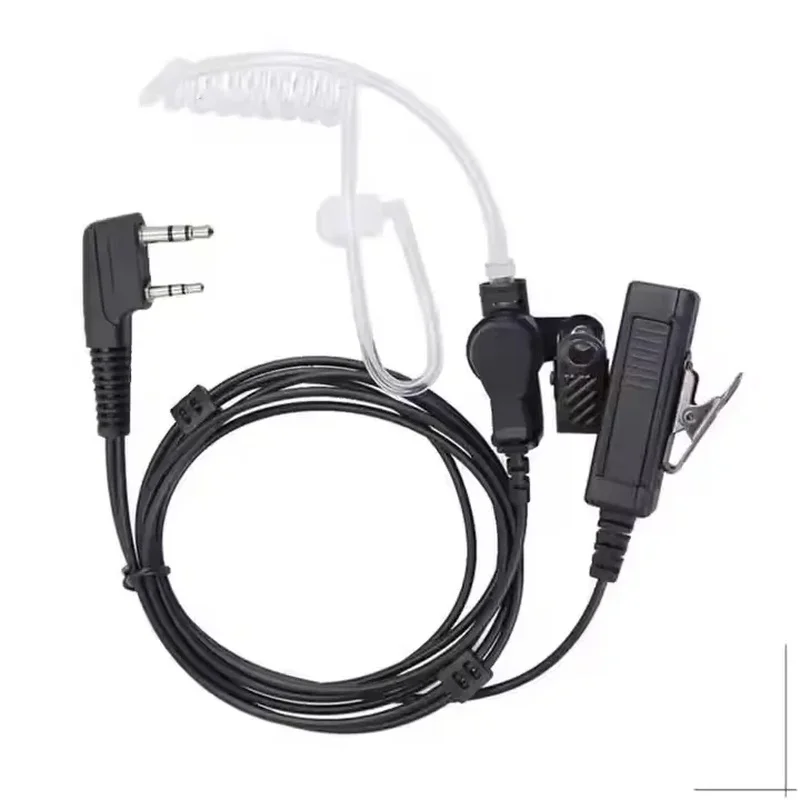 Baofeng UV-5R BF888S 777S Kenwod TYT Radio Headset Walkie Talkie Acoustic Tube Earpiece Wired Music Earphones IPX-5
