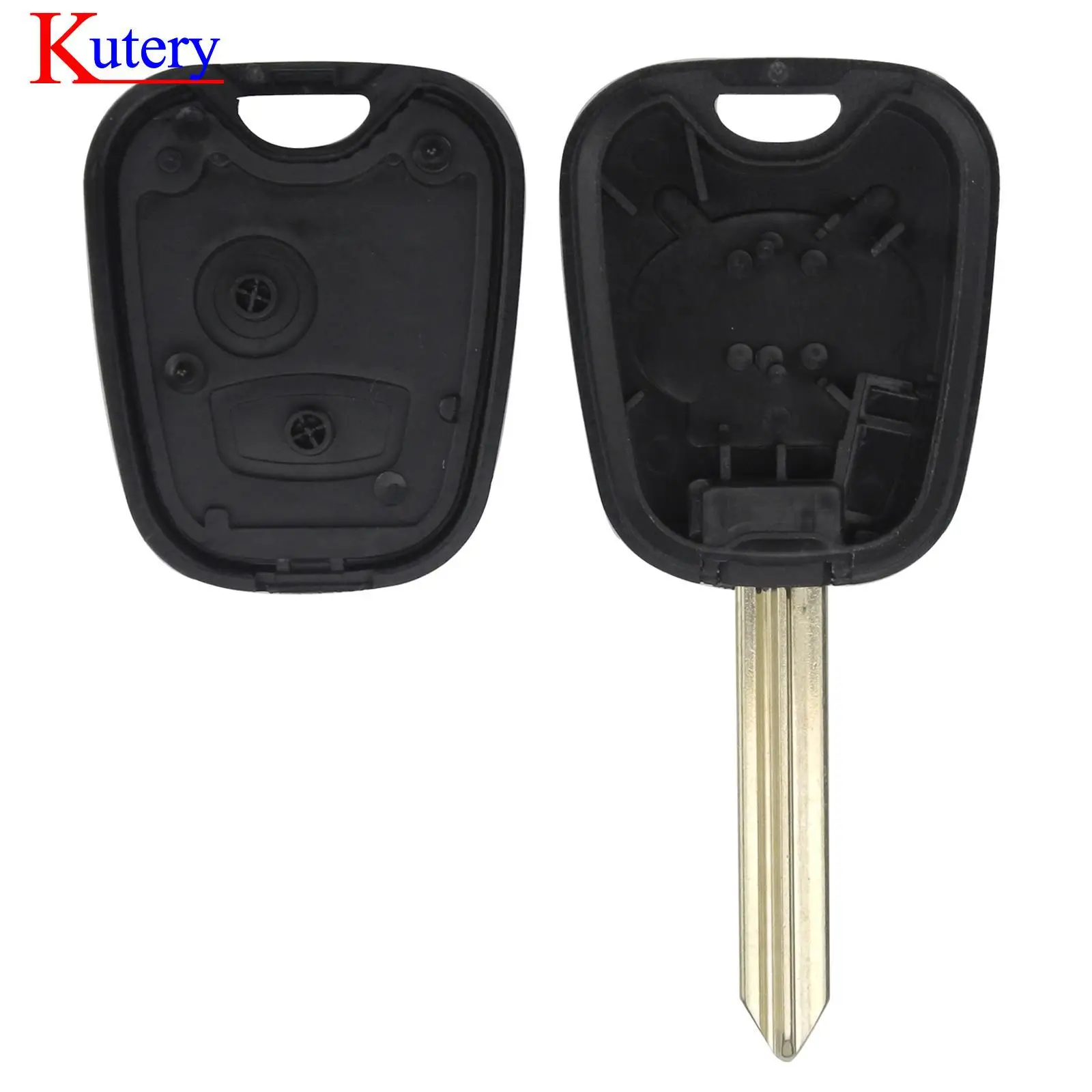 Jingyuqin-funda de repuesto para llave de coche, carcasa remota para Peugeot Partner Expert Boxer SX9, Citroen c-elysee con cuchilla SX9