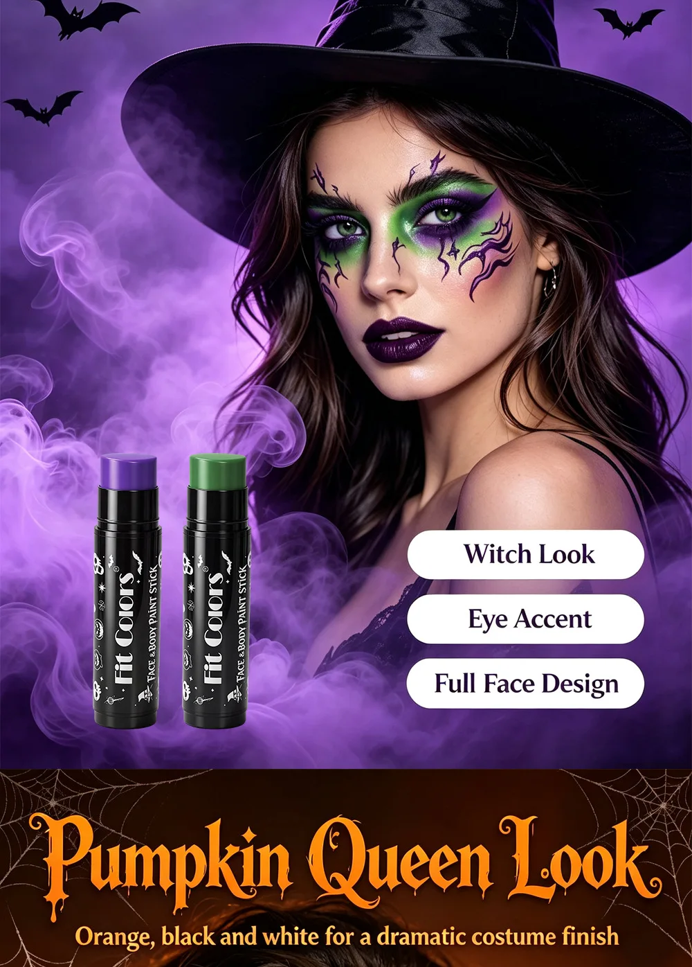 14 Farben Gesichts- und Körperfarbstifte Schwarz Weiß Bunte Malstifte DIY Cosplay Foundation Mischbare Stifte für Party Halloween Make-up – Detail 8
